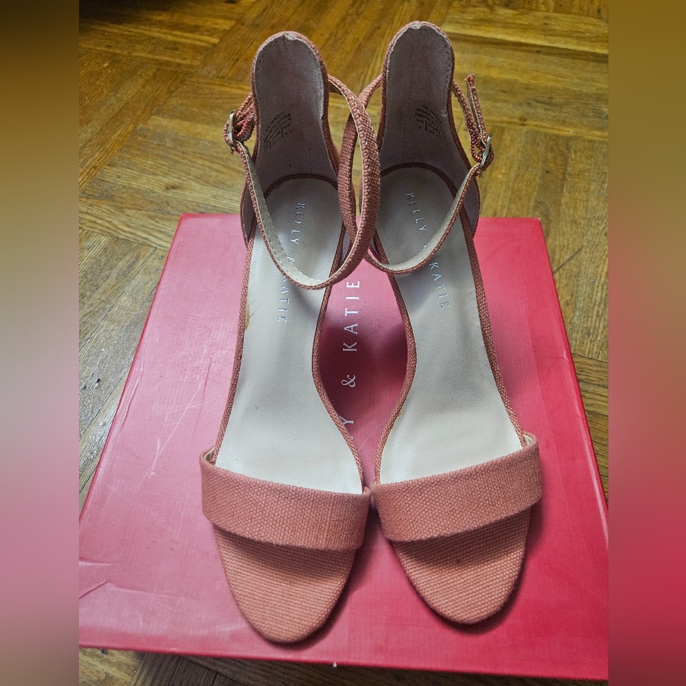 Kelly & Katie Pink Heels Elegant Design Nadia Sandal